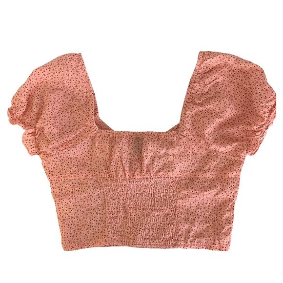 Princess Polly puff sleeve floral Y2k Retro crop top Cottagecore Fairy size 2 - Picture 8 of 11